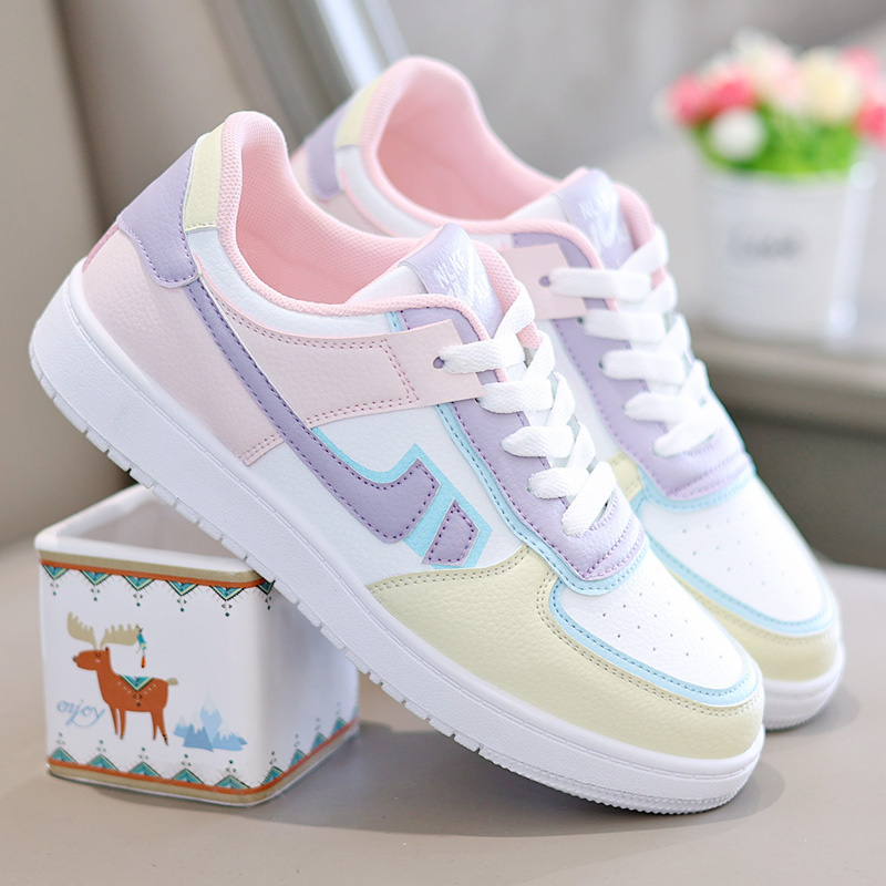 Women's Sports Sneakers 2026 Spring and Autumn New Versatile Flat-Soled Sneakers for Primary and Secondary School Students Trendy Breathable Casual White Shoes Women's Sports Sneakers 2026 Spring and Autumn New Versatile Flat-Soled Sneakers for Primary and Secondary School Students Trendy Breathable Casual White Shoes