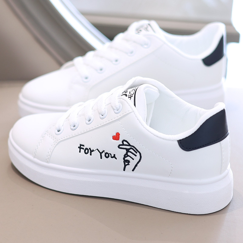 Women's Sneakers for Spring and Autumn 2026, New Style for Elementary School Students, White Sneakers with Soft Soles, Breathable White Shoes, Versatile Sports Shoes