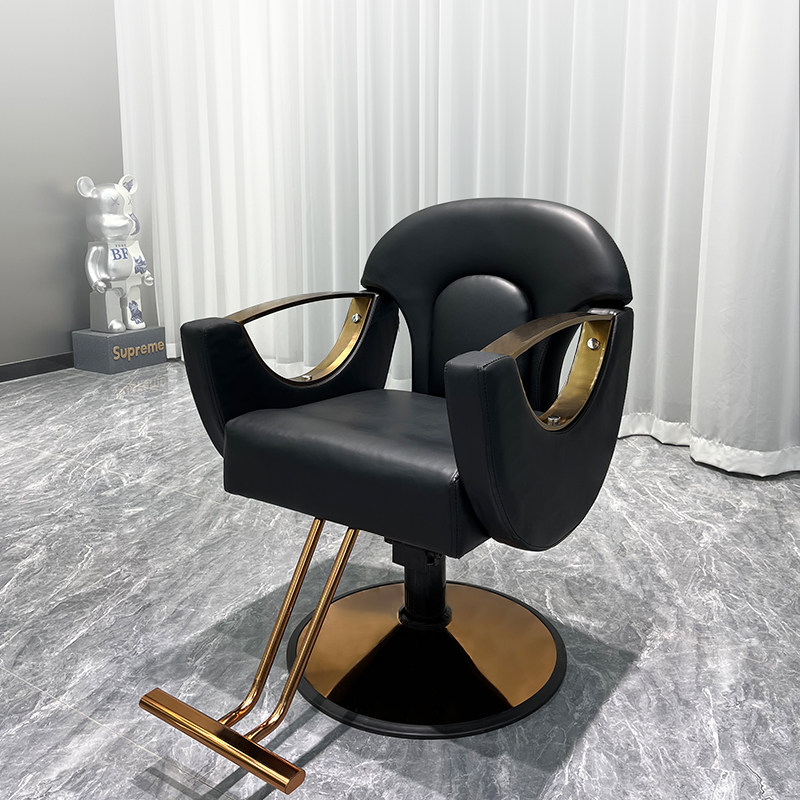 Internet celebrity hair salon dedicated high-end hair cutting barber shop stool ironing and dyeing barber shop chair simple lifting hair cutting chair