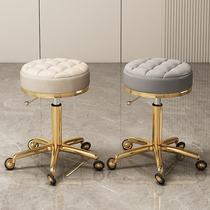 Hairdressing large work stool pulley hair cutting stool beauty salon special beauty stool barber shop chair rotating lifting round stool