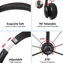 EH01 lightweight wired telephone headset game headset new customer service aviation business truck driver