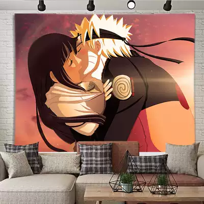 Hokage background cloth Anime ins hanging cloth wall cloth wall background wall Bedroom cloth Net red wall live tapestry customization