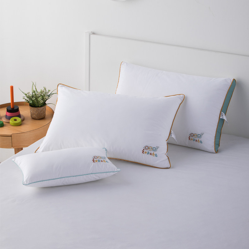 Sleeping Conn 30x50 Children Pillow Multi Love Full Cotton Soybean Pillow Inner 74x48cm 0-3 Year 12 Student Pillows