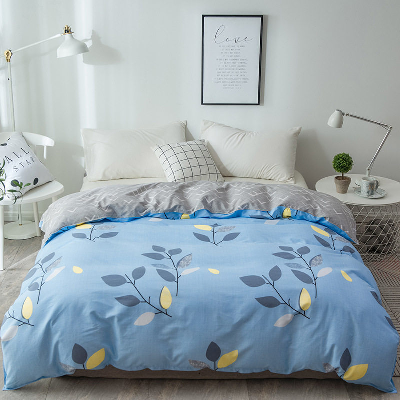 Full cotton single quilt cover 200x230 flower fresh pure cotton quilt cover single piece 1 6x2 1 1 5x2 1 1 8x2 2