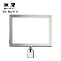 White Rice Line Guardrails Rod 2 m telescopic isolation with banking column assorted guide signs Guide Cards Lateral Silver A