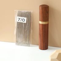 7/0 Большой глазной игла+деревянный шприц [длиной около 66 мм]