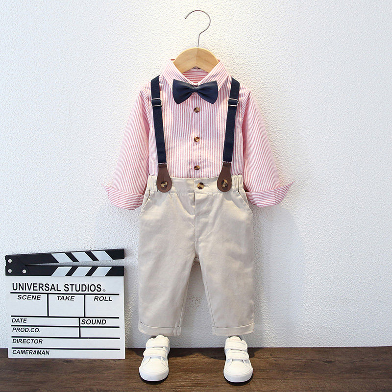 Children's suits suit boy gown Spring and autumn Inn Wind flower wedding ceremony to host baby handsome piano for a show 