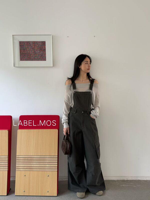 2026 Spring New American Style Casual Loose Pants for Women Trendy Straight-Leg Workwear Design Overalls High Street Jumpsuit