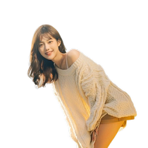 2024 winter new style lazy style off-shoulder design sweater womens gentle versatile sweet top