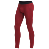 Ultra-thin autumn trousers for men in autumn and winter invisible tight leggings with trousers cotton wool trousers seamless thermal trousers