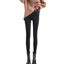 Down pants womens autumn and winter outer wear plus velvet thickened white duck down warm cotton pants Barbie pants slim leg leggings shark pants