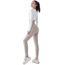 Ultra-thin ice silk sunscreen shark pants for women summer thin ice silk leggings tight-fitting seamless three-quarter yoga pants