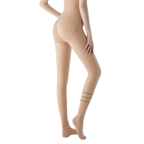 185 lengthened tall bare legs artifact for women in autumn and winter nude outer wear plus velvet water-gloss socks leggings and pantyhose