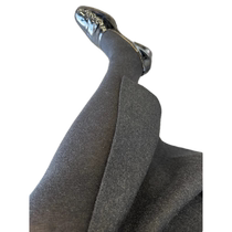 Japanese gray leggings for women with velvet and thickening for autumn and winter outer wear warm cotton pantyhose that do not fall out of gear and foot-stepping pantyhose