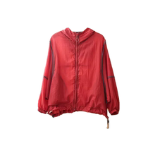 Pink and purple hooded sun protection jacket for women in summer new style fashionable and age-reducing versatile tulle outer wear cardigan