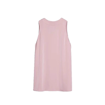 French halterneck camisole feminine versatile outer wear off-shoulder scooped-shoulder loose belly-covering sleeveless top