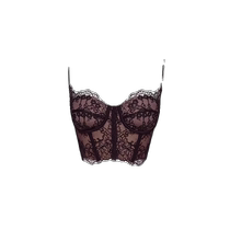 Lace fishbone camisole womens bra all-in-one beautiful back vest suit with French sexy fishbone bra