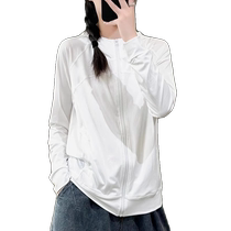 Ice silk sun protection clothing for women summer new large size lightweight breathable quick-drying jacket outdoor UV protection sun protection clothing