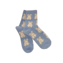 3 Double Loaded Water Mink Suede Socks Children Autumn Winter Plus Suede Thickened Sleep Socks Furry Moon Socks Flooring Stockings Socks
