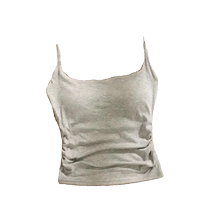 Gray pure lust style camisole for women with padded short tight tube top with chic and unique hot girl top