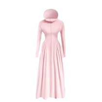 Pink long slim waist ice silk full body sun protection clothing for women summer new anti-UV sun protection long skirt