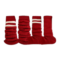 3 Double loaded Bens life Red Sox Childrens autumn winter socks Red Thick Wire Knit Leg Jacket Thickened Warm Heaps Socks Socks