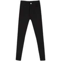 Korean black leggings for womens outer wear in autumn and winter high-waisted slim pencil pants slimming magic pants small black pants