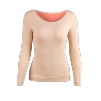 Low-collar thermal underwear for women in winter plus velvet and thickened all-in-one velvet autumn clothing cotton sweater bottoming shirt gold velvet thermal clothing