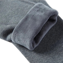 Integrated velvet thermal pants for men in winter plus velvet and thickened cotton trousers velvet trousers that do not stick in the crotch and do not fall out of gear elastic large size long johns