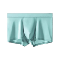 8 pieces of ice silk mens underwear mens boxer briefs antibacterial 2024 new sports boys boxer shorts