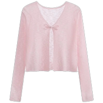 New Chinese style Chinese style buckle sun protection cardigan for women summer thin style with suspender skirt and blouse short top blouse