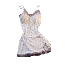 Abstinence-style sexy pajamas for women sweet little floral pure desire purple butt-covering breast pads lace suspender nightgown