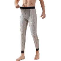 Graphene heating warm pants mens winter velvet thickened autumn trousers with knee pads and knee pads cotton pants