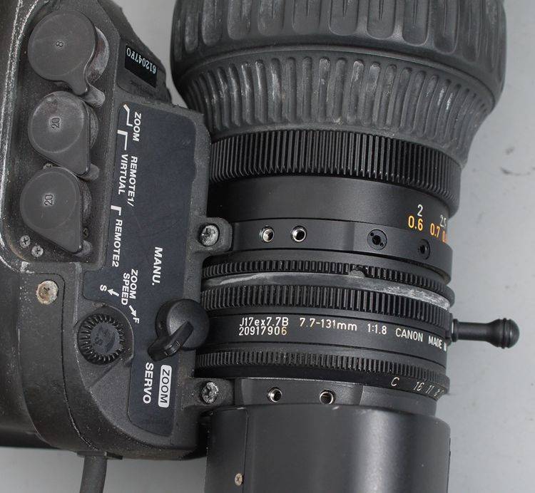 (Yao Lanca)2 Canon J17ex7 7B 7-131mm 1:1 8 Broadcast Camera Lens B