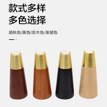 Extremely simple solid wood sofa foot cabinet footed sofa leg TV cabinet footed wood leg chair heightening furniture foot pad