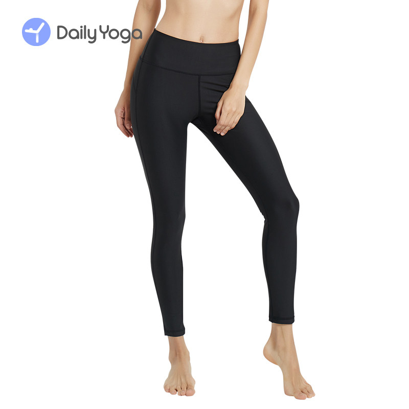 Daily yoga yoga pants female style thin section high waist tight body shaping up to hip nude black breathable sporting long pants