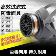 mặt nạ phòng độc 3m 6800 Mặt nạ phòng độc hóa chất phun sơn khí chính hãng chuyên dụng mặt nạ chống khói bụi công nghiệp mặt nạ bông lọc tự mồi mặt nạ hàn đội đầu mặt nạ phòng độc 3m 6800