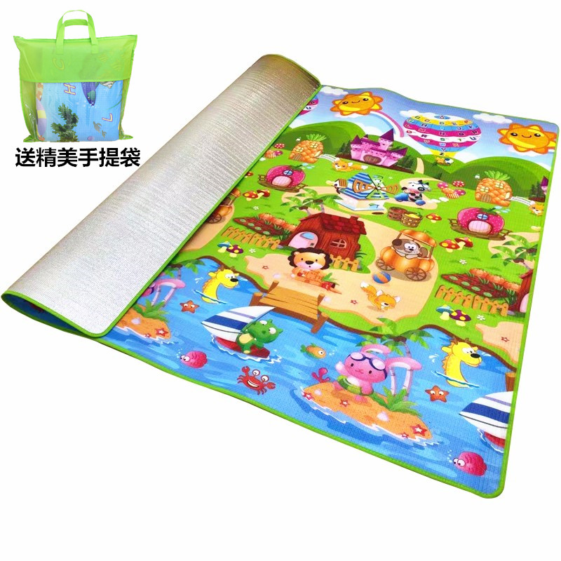 Outdoor thickened moisture-proof mat picnic mat field waterproof outing mat camping lawn sleeping mat portable spring travel floor mat