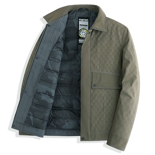 Бархатная демисезонная куртка с пухом, утиный пух