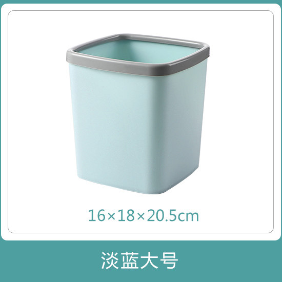 Desktop trash can with pressure ring home living room table trash can bedroom bedside storage bucket waste paper basket simple
