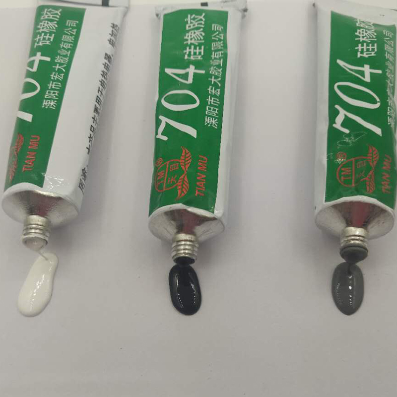 Thermal Conductive Adhesive High Temperature Curing Strong Adhesive Silicone Rubber Tianmu 704 Thermal Conductive Adhesive Silicone Rubber Net Weight 45g