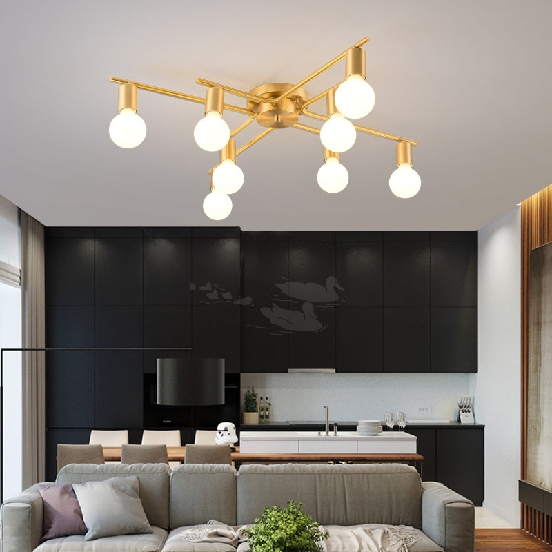 Duck Season Lighting Pure Copper Ceiling Lamp Living Room Ceiling Lamp Restaurant Lamp Room Bedroom Ceiling Lamp