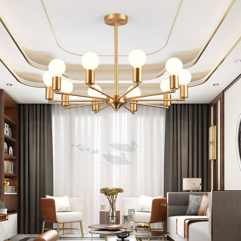 Duck tour season lighting pure copper chandelier light luxury modern chandelier