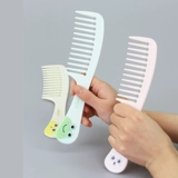 Кудрявые волосы Большие зубы расчесывание на милой расческе, мисс Лонг -волос, уборка волос, Студент середина -Портативная портативная расческа