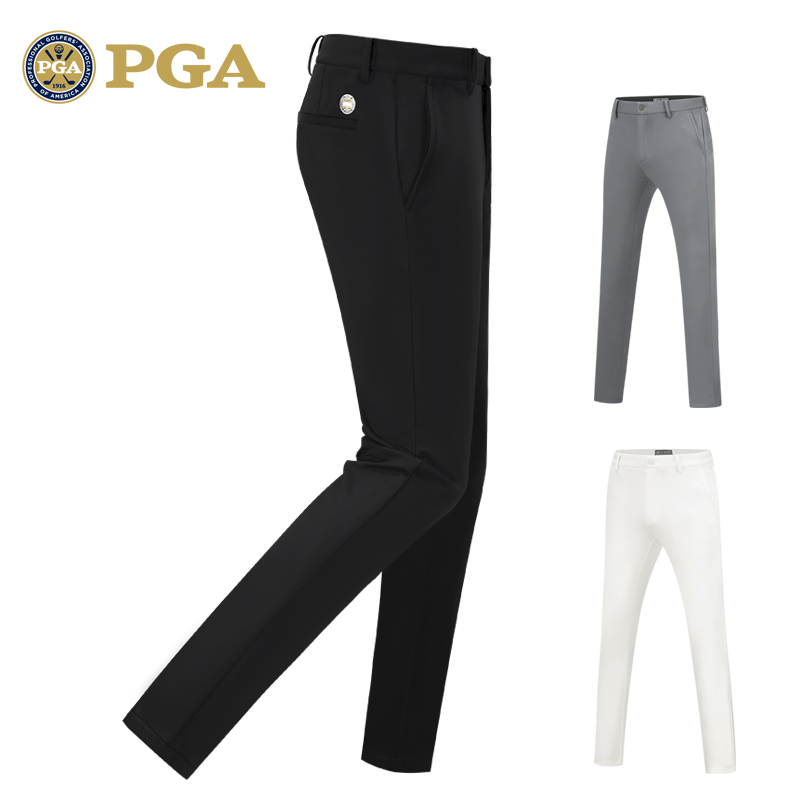 American PGA New Pint Golf Pants Men Spring Summer Long Pants Thicken High Play Fabric Workout Sports Jersey Pants
