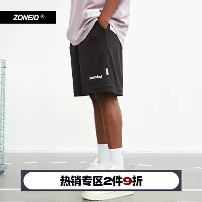 ZONEID 2021 New printed sports shorts men's trend loose breathable training quick-drying basketball five-point pants
