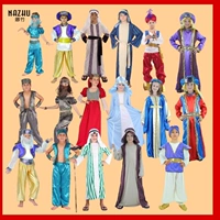 tranh halloween đơn giản Halloween cosplay trẻ em Ả Rập trang phục công chúa Dubai Aladdin hoàng tử Ấn Độ hiệu suất Đảng quần áo gift halloween