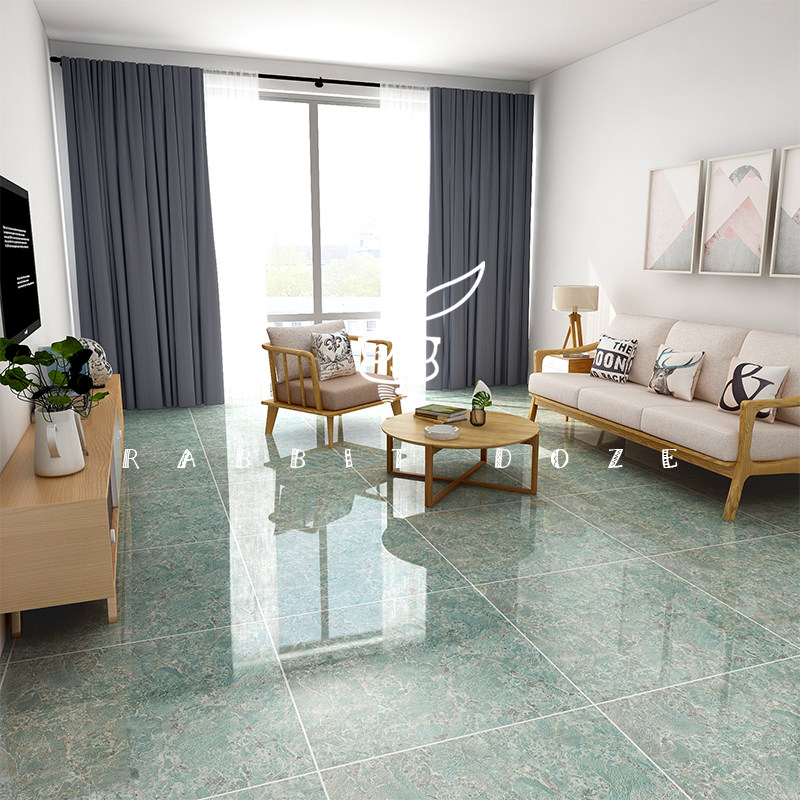 Mediterranean American pastoral style tiles living room bedroom non-slip marble tiles hotel light luxury floor tiles 800800