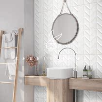 Nordic Wind Minimalist Modern Full Porcelain Background Wall Mold Kitchen Balcony Toilet Bathroom bar Terrace Tiles 300600