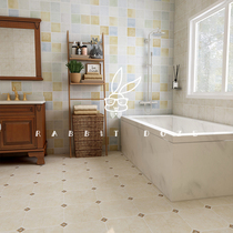 American Fields Garden Style Toilet Balcony Kitchen Bedrooms Hallway Antique Brick floor tiles Background Wall waist line 300300